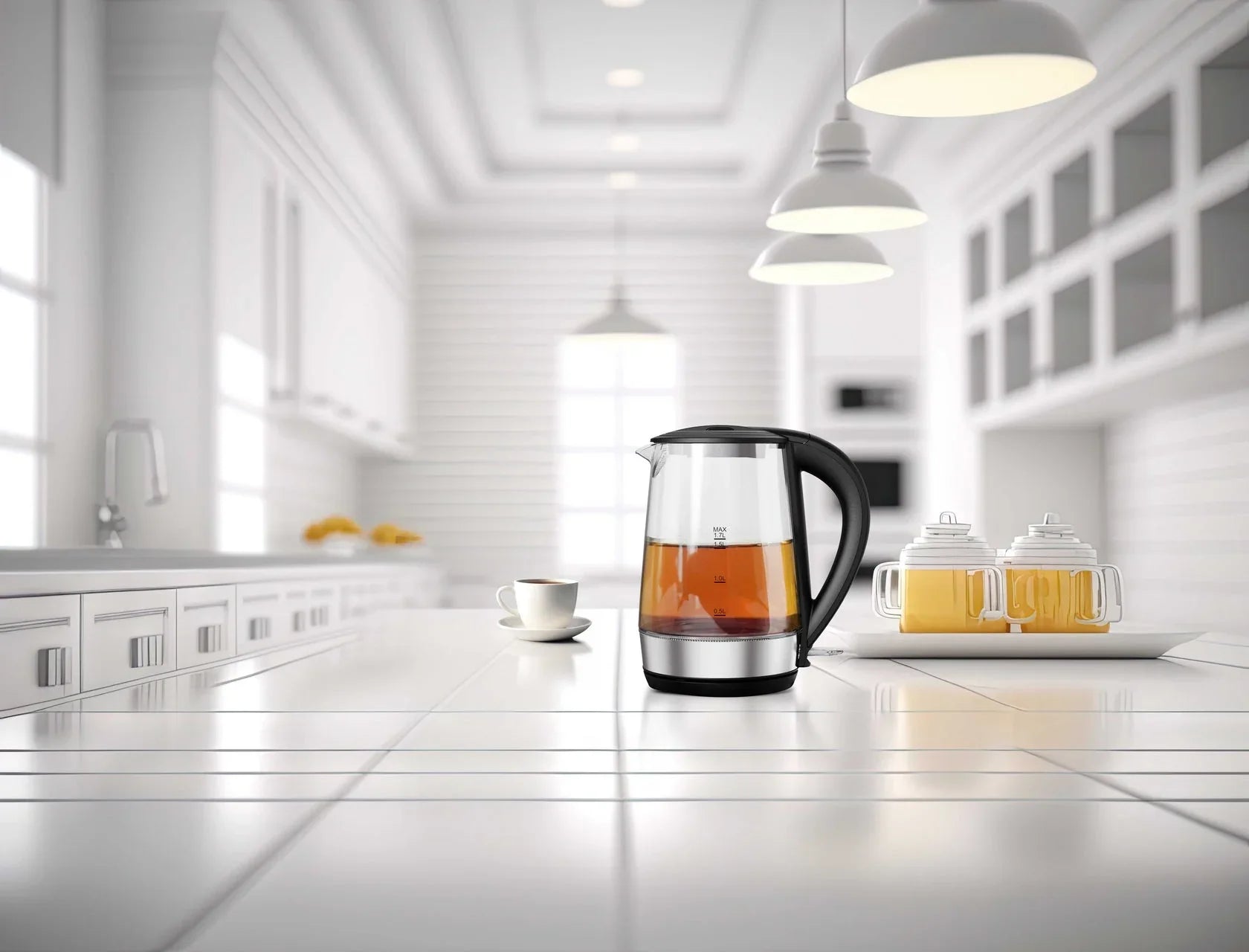 LePresso 360 Transparent Quick-Boil Glass Kettle - Tashqila LePresso 360 Transparent Quick-Boil Glass Kettle - Tashqila